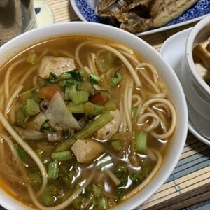 【リメイク】　　もつ煮込みうどん